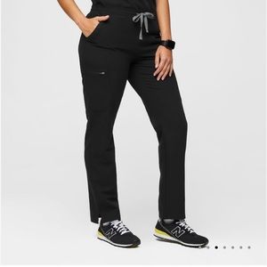Figs Yola Skinny Black Scrub Pants Medium